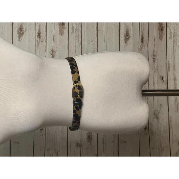 Vintage Casual Corner classic mob wife calf-hair leopard print belt Size Small main image 6